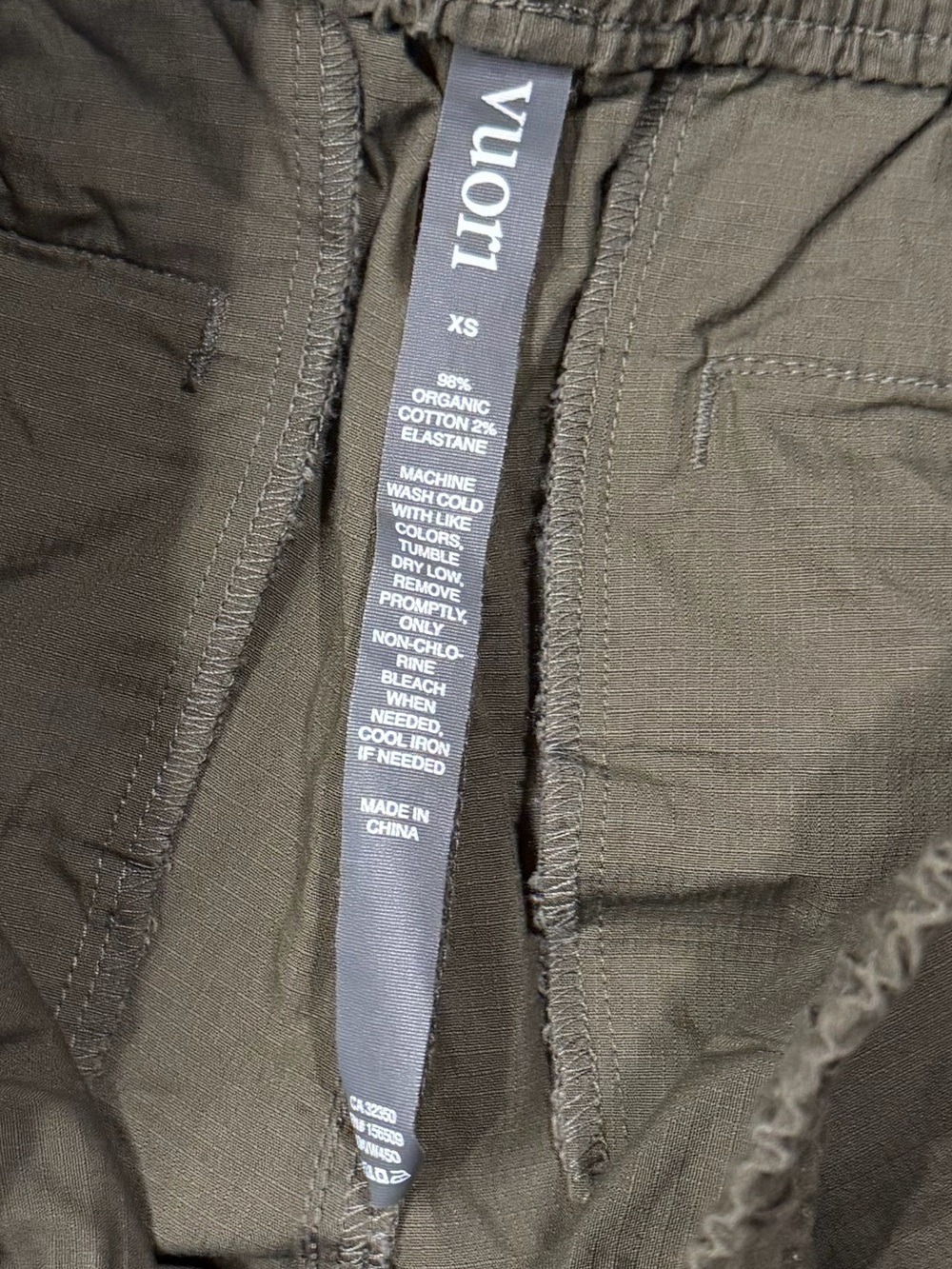 Vuori Ripstop Climber Pants Olive Green XS VW450 - Picture 6 of 8